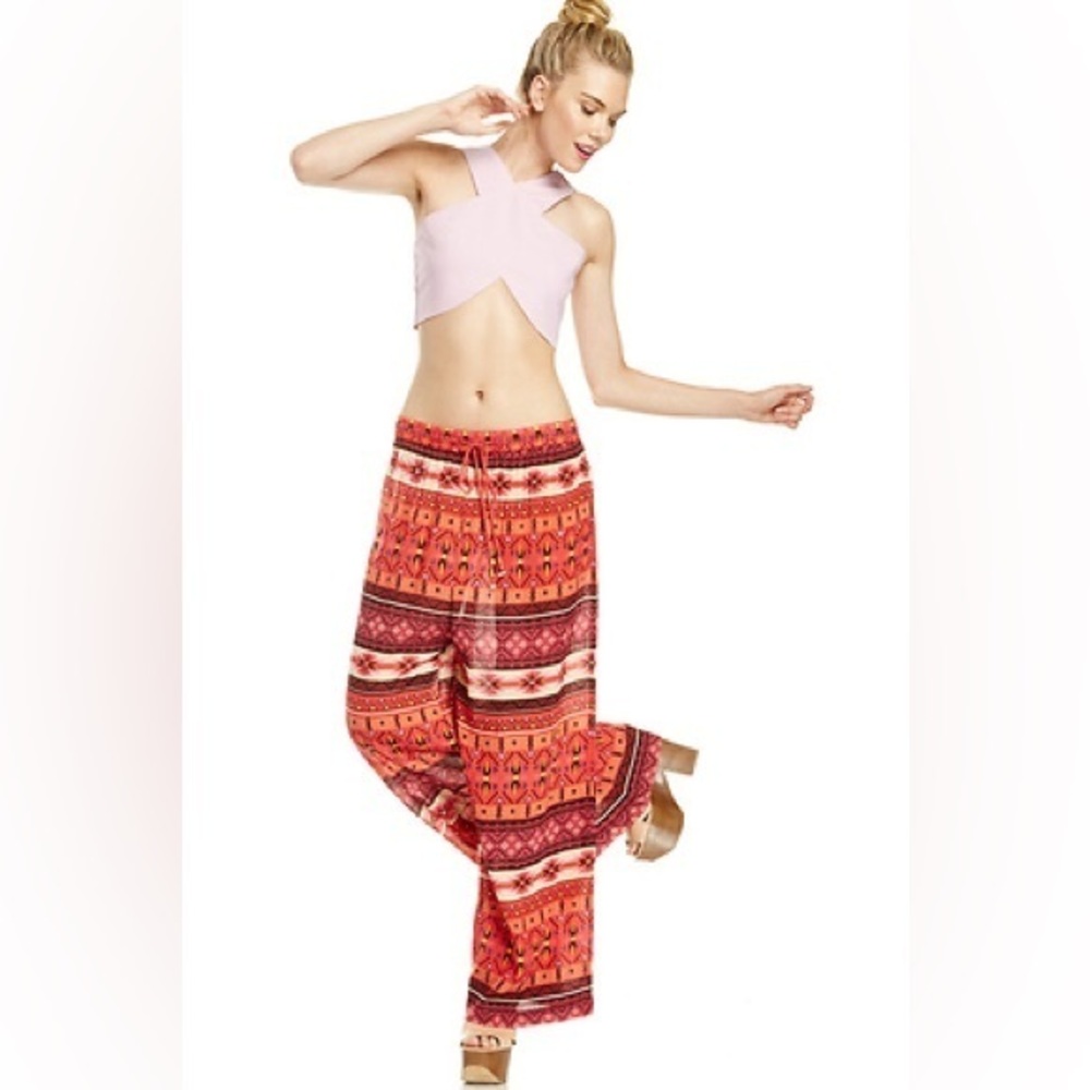 RAGA TRIBAL PRINT PALAZZO PANTS